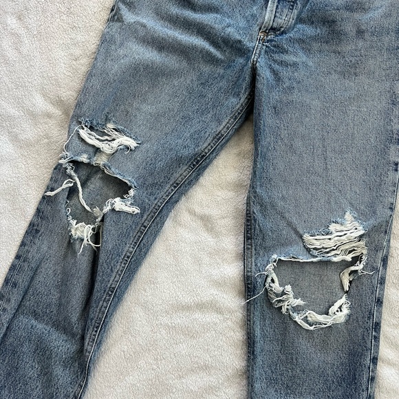 Agolde 90’s Pinch Waist high rise straight leg jeans in backdrop size 26 - Picture 5 of 10